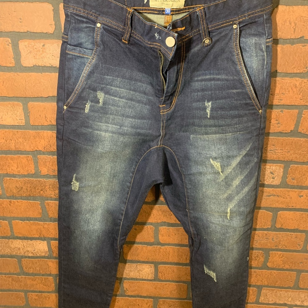 Men’s hyper denim joggers size 30 skinny fit